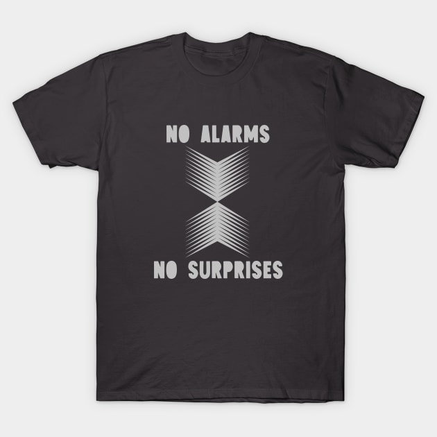 No Surprises, silver T-Shirt by Perezzzoso